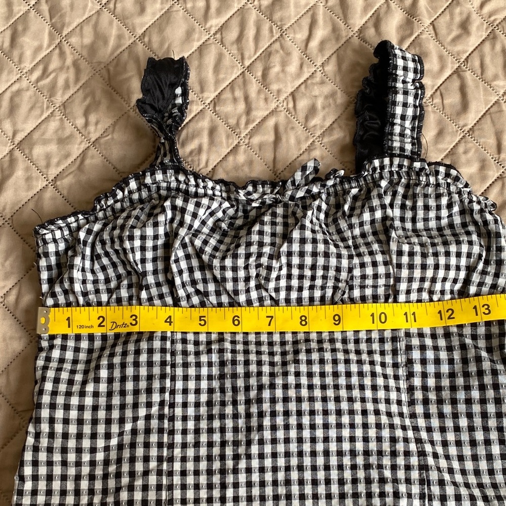 Art Class Black and White Gingham skirt and tank top set - Picture 11 of 11